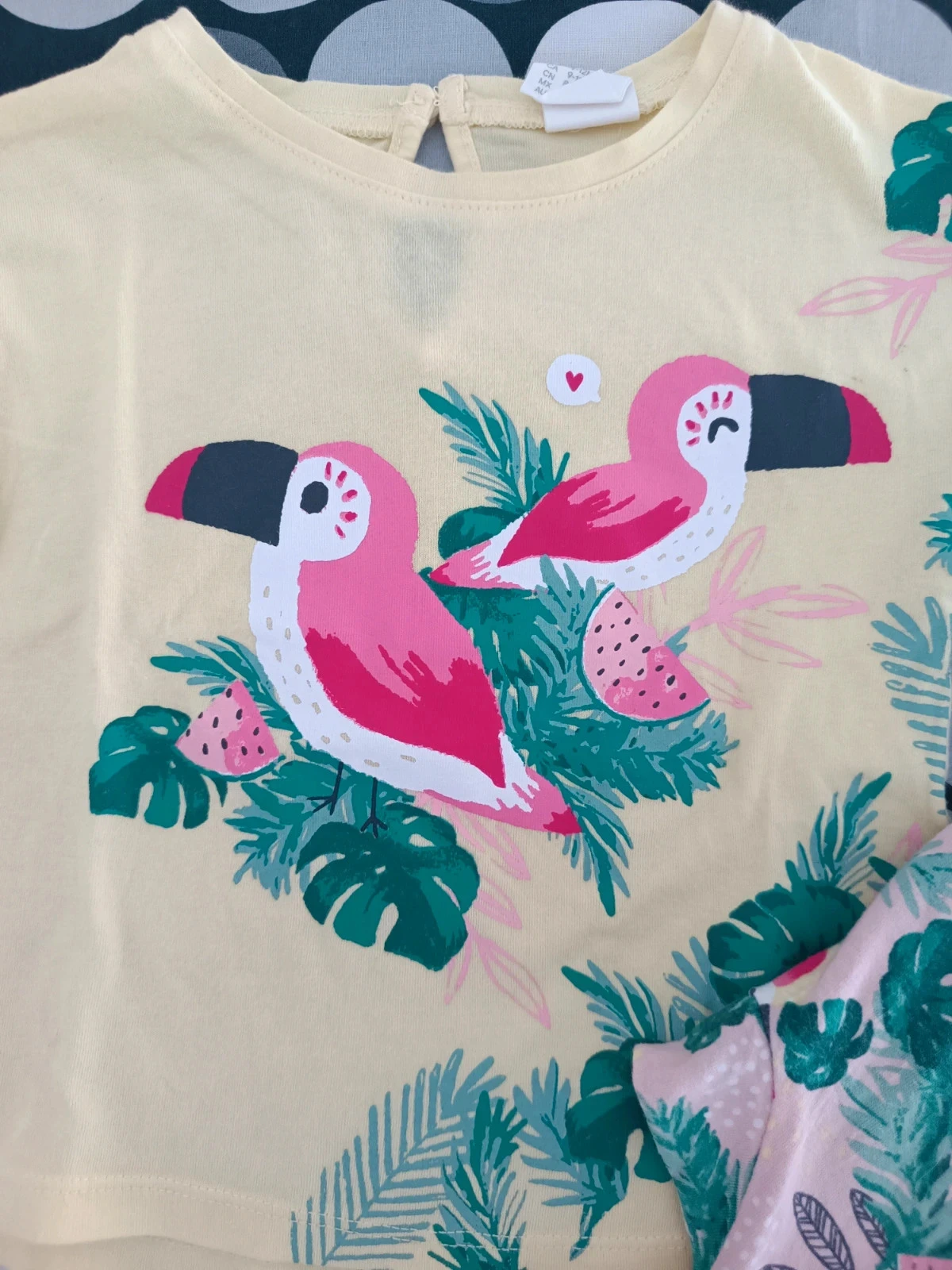 Conjunto H&M 9‑12 meses - Flamencos y sandías 💕 – photo 4